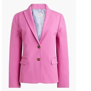 J. Crew Cotton-blend two-button blazer in fuchsia NWT